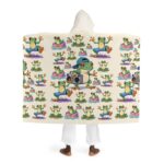 FUNNY FROG PATTERN Cosmic Dream Fleece Blanket