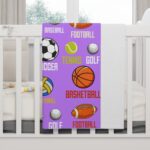 SPORTS BLANKET PATTERN Baby Blanket - Image 4