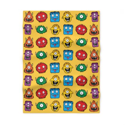 SCARY ALIENTS PATTERN Baby Blanket