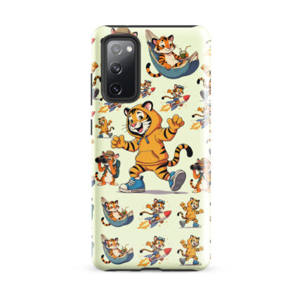 DANCING TIGER PATTERN Tough case for Samsung®
