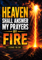 Heaven Shall Answer My Prayers By Fire Wall Art – Acrylic Print