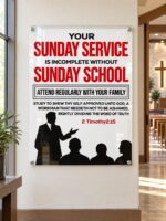 Sunday School Wall Art – Acrylic Print | 2 Timothy 2:15 - Image 2