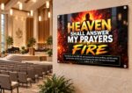 Heaven Shall Answer My Prayers By Fire Wall Art – Acrylic Print - Image 2